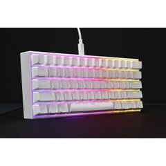 Bàn phím Corsair K65 RGB MINI 60% Mechanical Gaming Keyboard — CHERRY MX Red — White