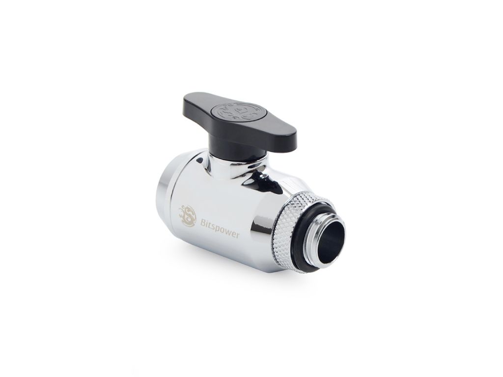 Bitspower Silver Shining Mini Valve Rotary G1/4