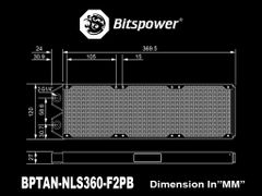 Bitspower Radiator Tarasque II 360S