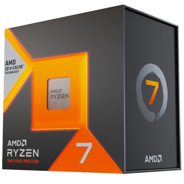 CPU AMD Ryzen 7 7800X3D (4.2Ghz up to 5.0Ghz/105MB/8 cores 16 threads/120W/Socket AM5)