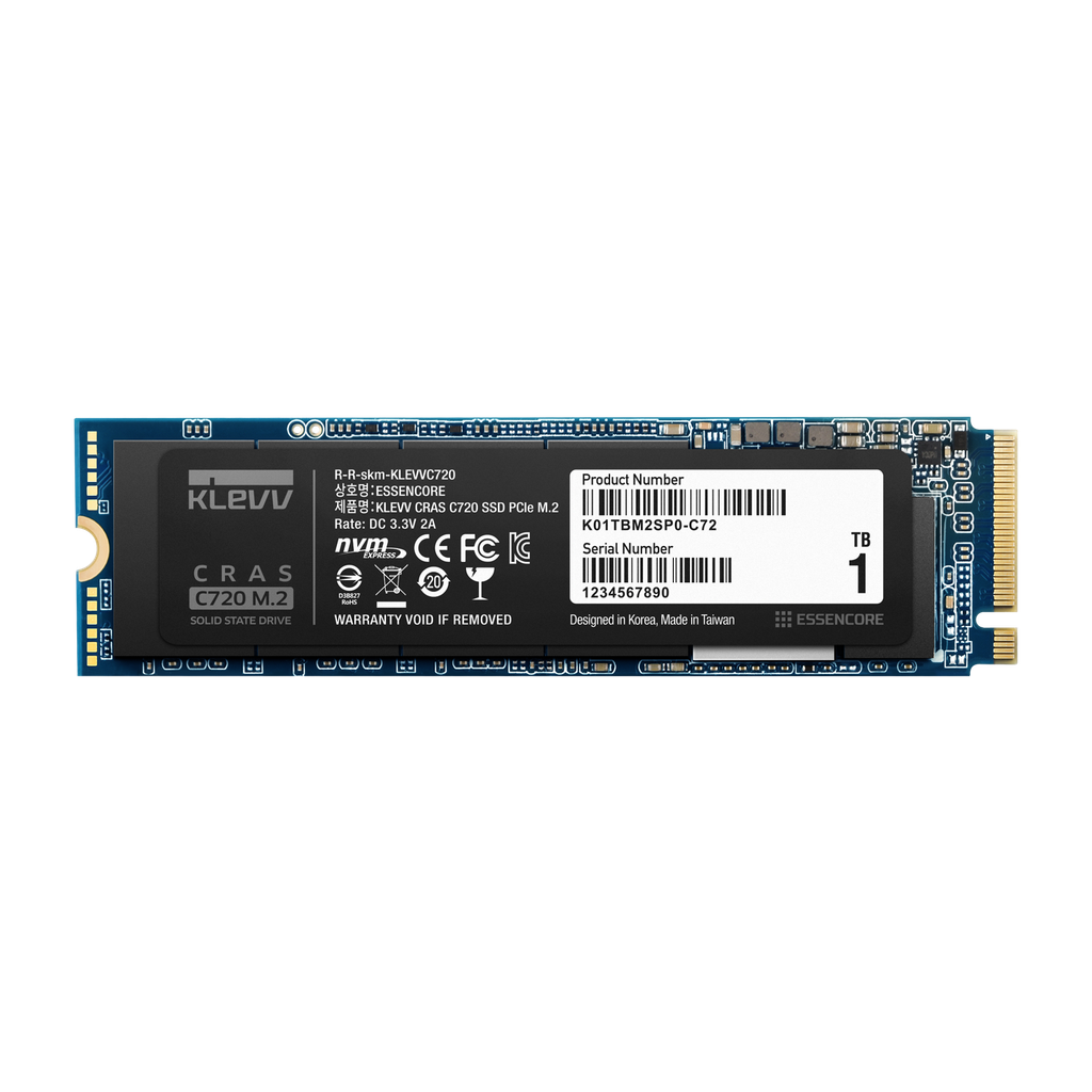 SSD Klevv CRAS C720 1TB M2 NVME Gen3x4