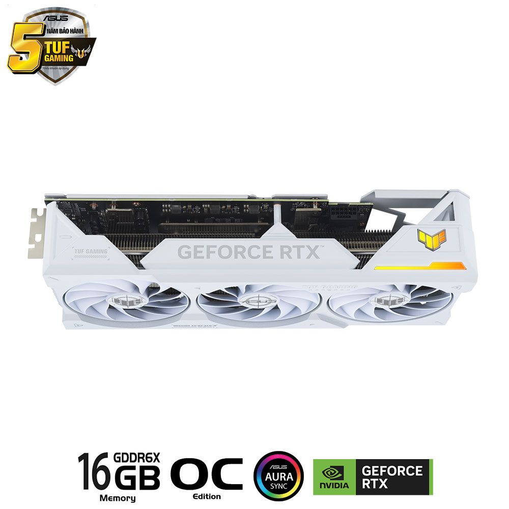 CARD MÀN HÌNH ASUS TUF RTX 4070 TI SUPER-O16G-GAMING WHITE EDITION