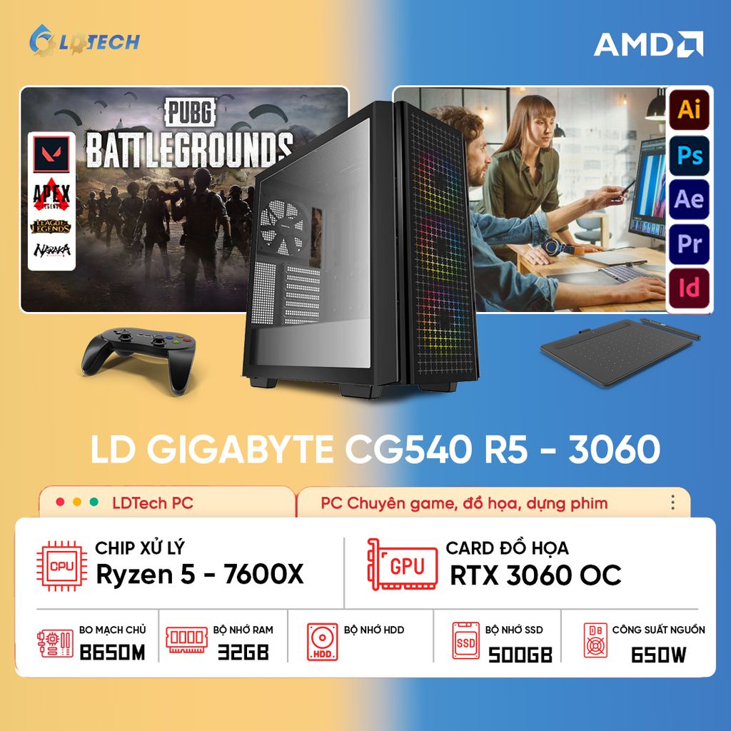 LD GIGABYTE CG540 R5 - 3060