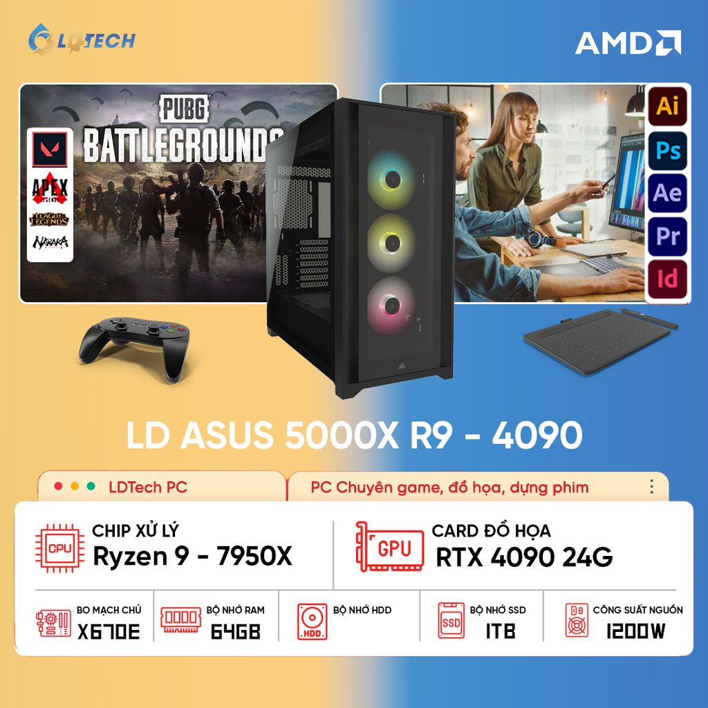 LD ASUS 5000D R9 - 4090