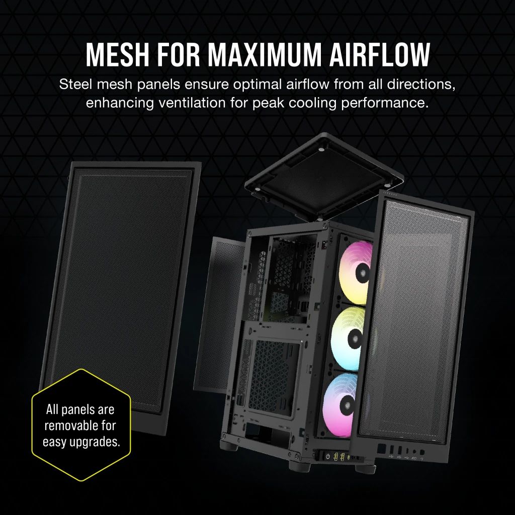 Case Corsair 2000D RGB AIRFLOW Mini-ITX Tower