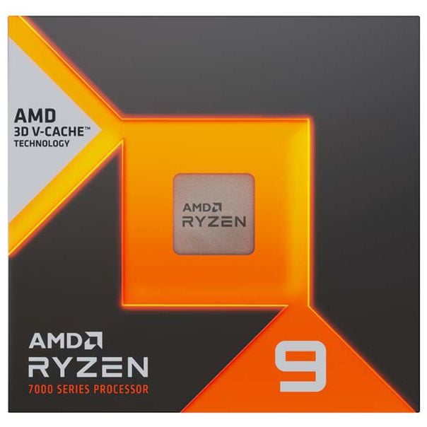 CPU AMD Ryzen 9 7900X3D (4.4Ghz up to 5.6Ghz/140MB/12 cores 24 threads/120W/Socket AM5)