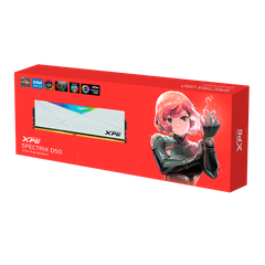 RAM PC ADATA XPG D50 RGB 8GB (1x8GB) 3600MHz DDR4