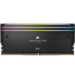 RAM Corsair DOMINATOR® TITANIUM RGB 96GB (2x48GB) DDR5 DRAM 6600MT/s CL32 Intel XMP Memory Kit — Black