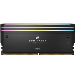 RAM Corsair DOMINATOR® TITANIUM RGB 48GB (2x24GB) DDR5 DRAM 6000MT/s CL30 Intel XMP Memory Kit — Black