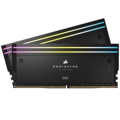 RAM Corsair DOMINATOR® TITANIUM RGB 48GB (2x24GB) DDR5 DRAM 6000MT/s CL30 Intel XMP Memory Kit — Black