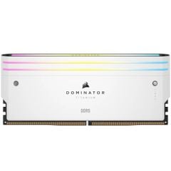 RAM Corsair DOMINATOR® TITANIUM RGB 96GB (2x48GB) DDR5 DRAM 6600MT/s CL32 Intel XMP Memory Kit — White