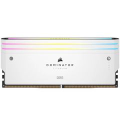 RAM Corsair DOMINATOR® TITANIUM RGB 32GB (2x16GB) DDR5 DRAM 7200MT/s CL34 Intel XMP Memory Kit — White