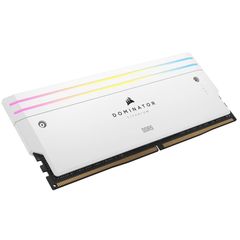 RAM Corsair DOMINATOR® TITANIUM RGB 32GB (2x16GB) DDR5 DRAM 7200MT/s CL34 Intel XMP Memory Kit — White