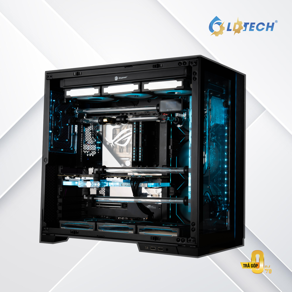 Bộ máy tính Lian Li O11D EVO  (CORE I9 14900K | RTX 2080| RAM 32GB 6000MHz | SSD 3TB)