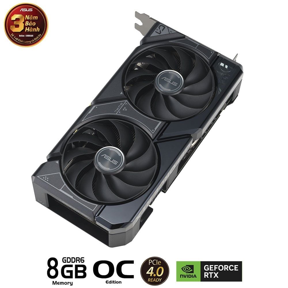 VGA ASUS Dual GeForce RTX™ 4060 OC Edition 8GB GDDR6