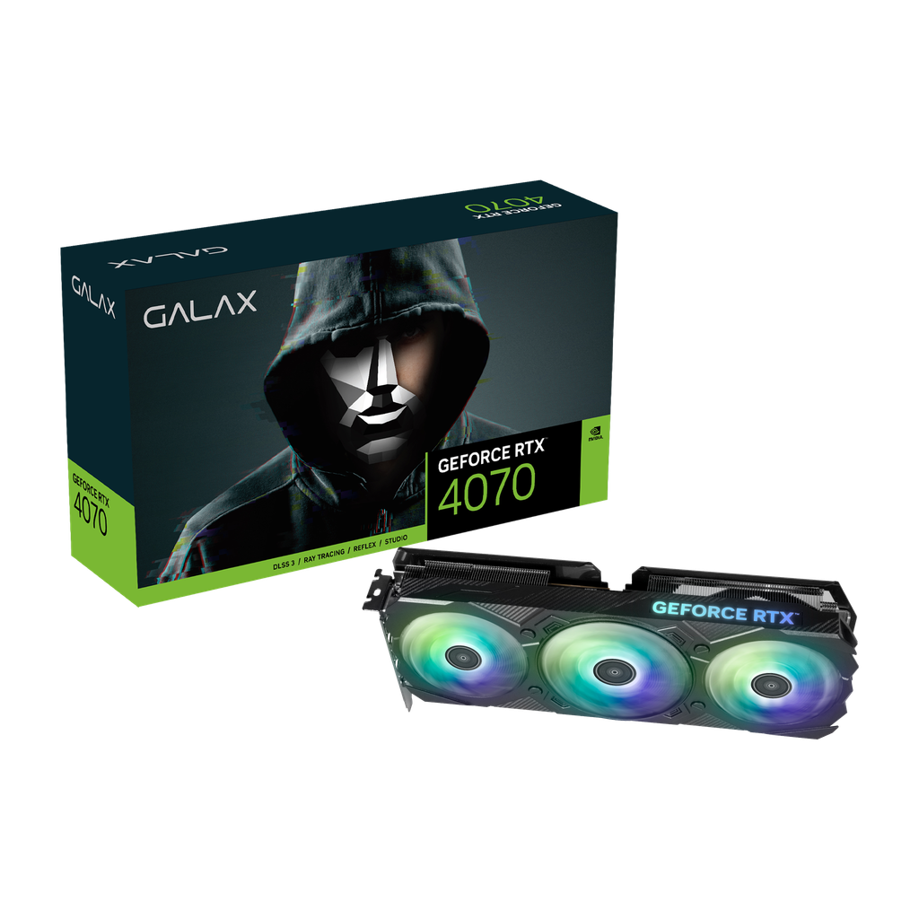 VGA GALAX GeForce RTX™ 4070 EX Gamer Black