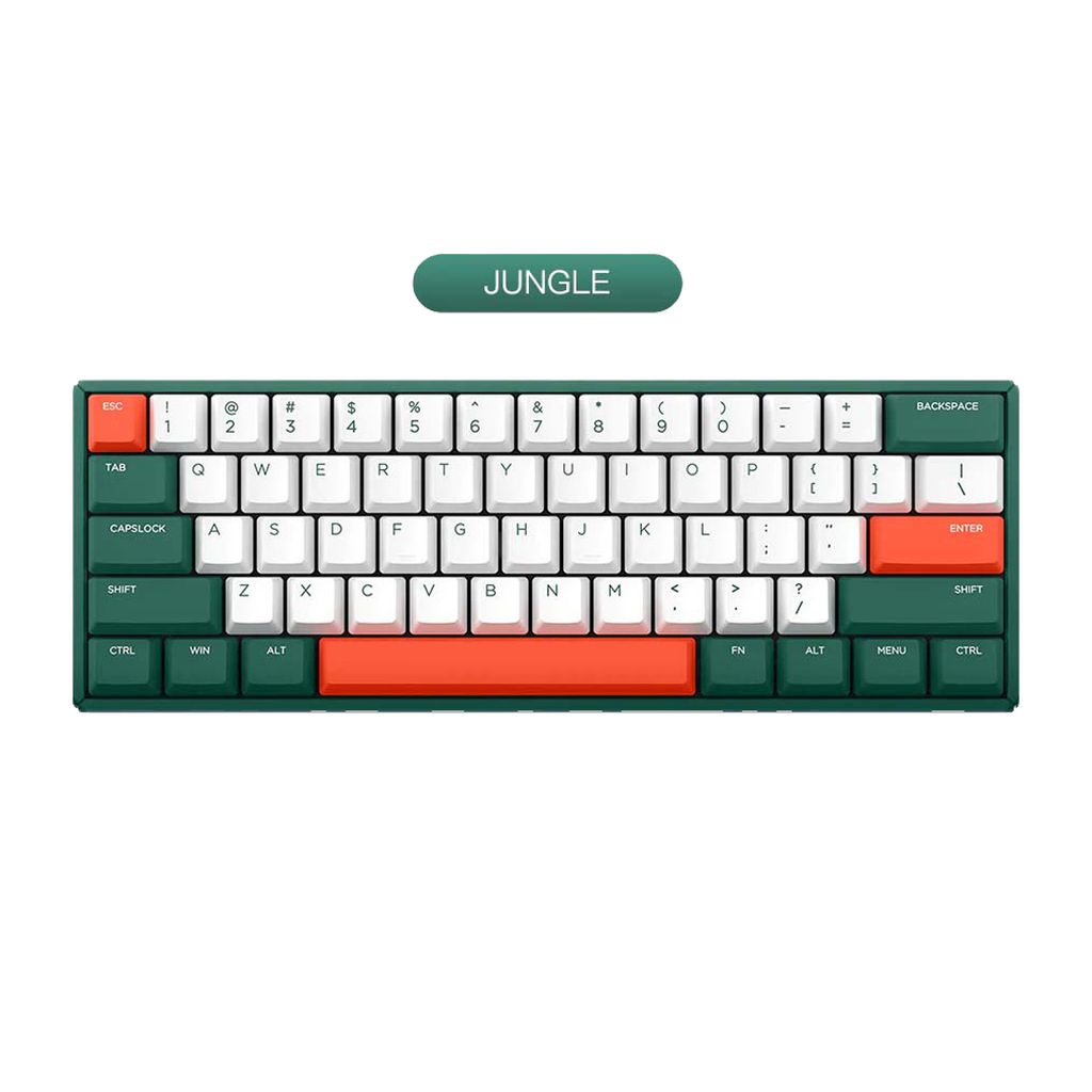 Bàn phím cơ IQUNIX F60 RGB Hot-swappable - Jungle (Cherry Red)