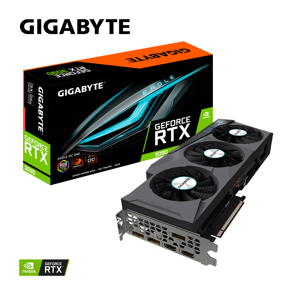 VGA GIGABYTE GeForce RTX 3090 EAGLE 24G