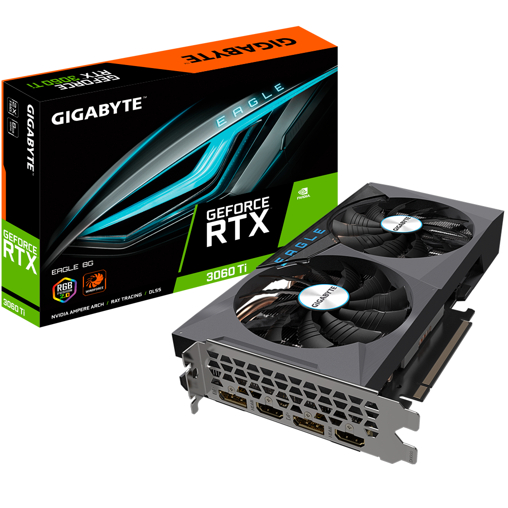 VGA GIGABYTE GeForce RTX 3060 Ti EAGLE 8G