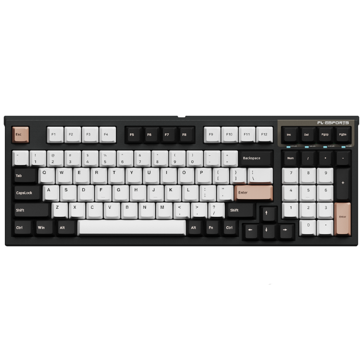 Bàn phím cơ FL-Esports FL980CP White Olivia