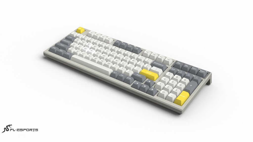 Bàn phím cơ FL-Esports FL980SAM Grey White