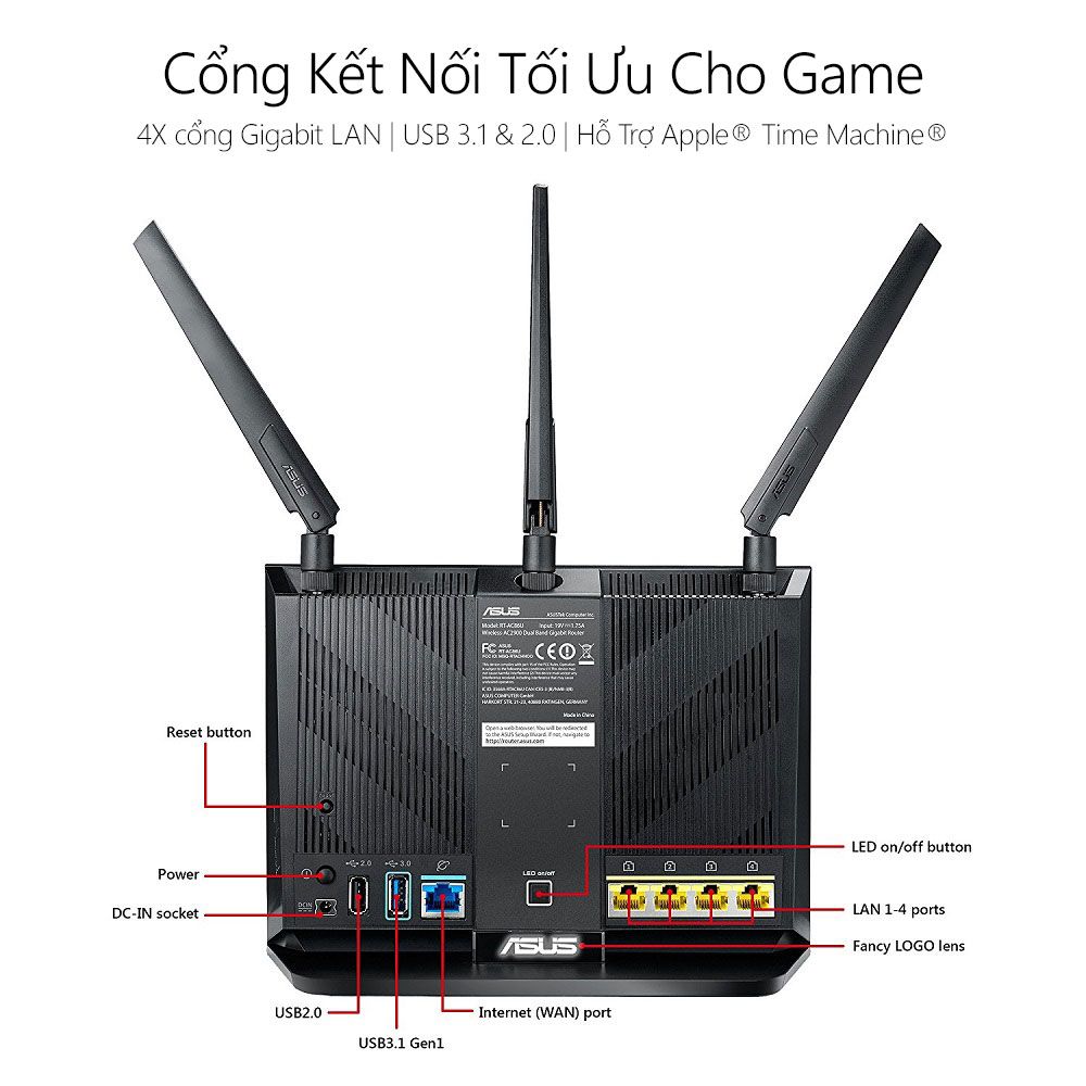 ASUS RT-AX86U chuẩn AX5700