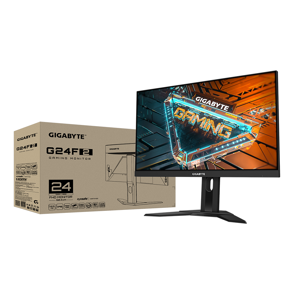 Màn hình GIGABYTE G24F 2(23.8 inch/FHD/SSIPS/180Hz/1ms/300nits/HDMI+DP)