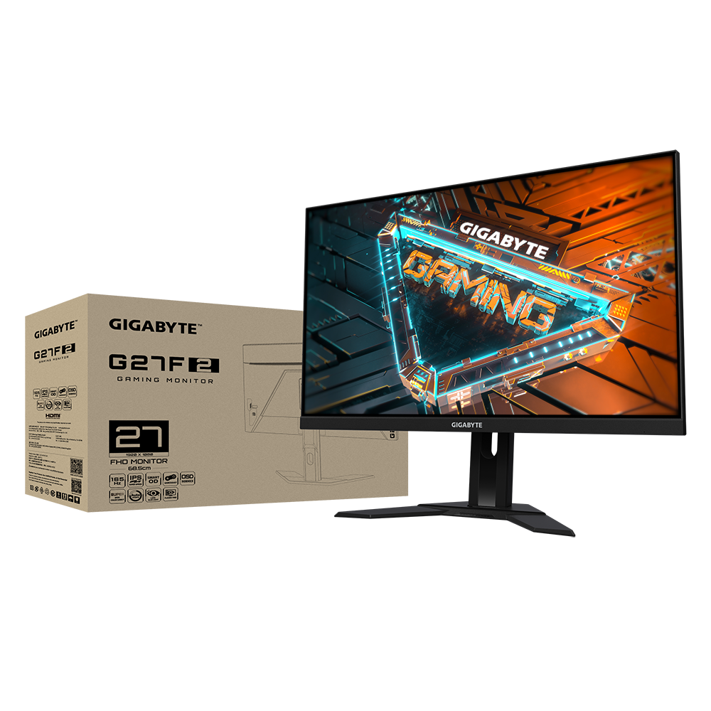 Màn hình GIGABYTE G27F 2(27inch/FHD/SSIPS/165Hz/1ms/400nits/HDMI+DP)