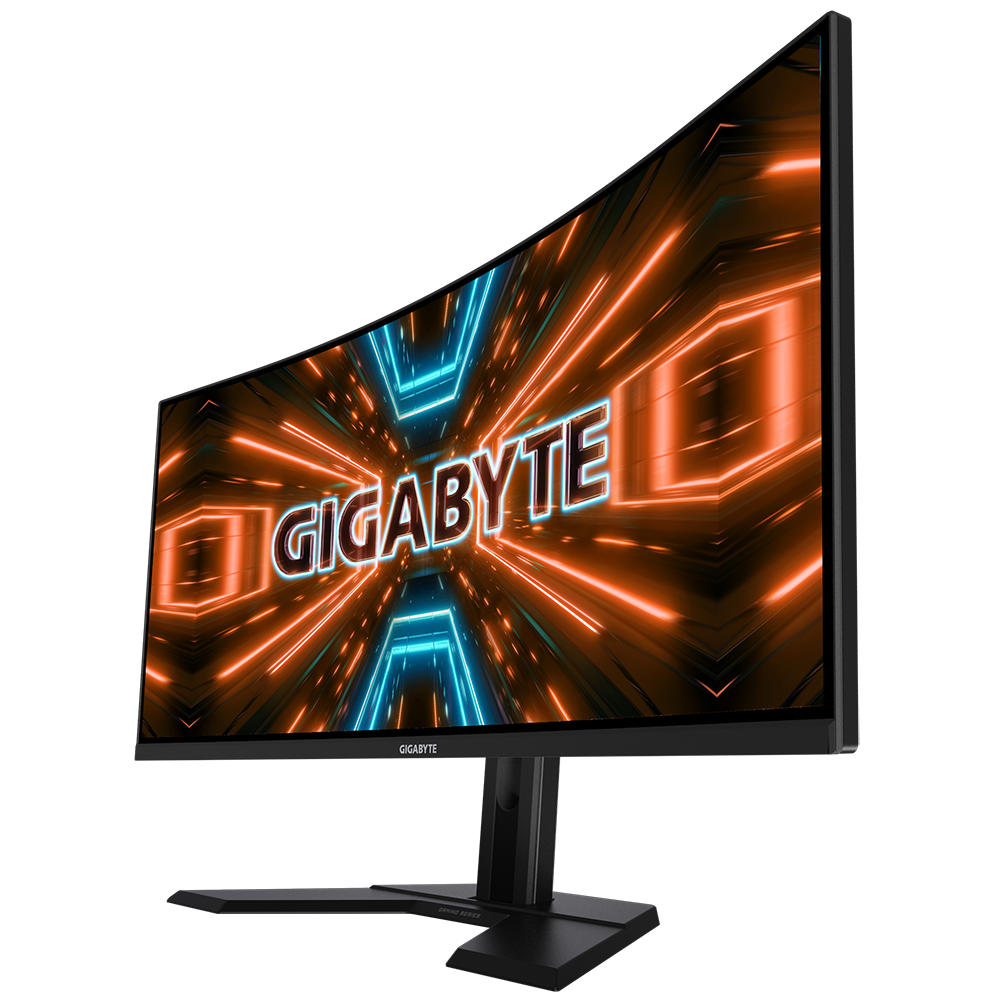 Màn hình GIGABYTE G34WQC-A Gaming (34 inch/WQHD/VA/144Hz/1ms/350nits/HDMI+DP/Loa/Cong)