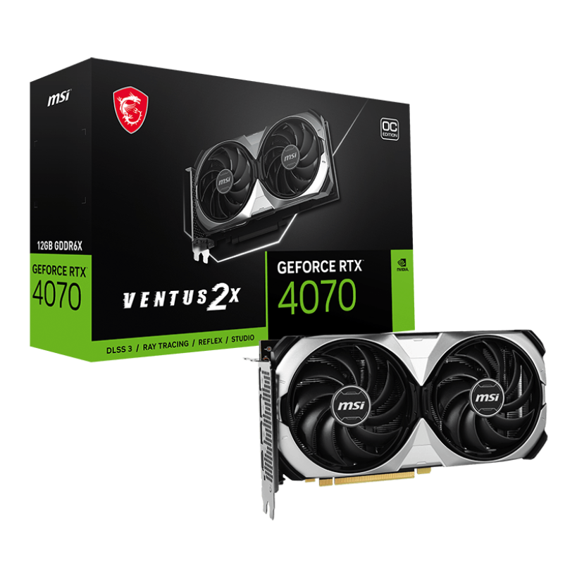 VGA MSI GeForce RTX™ 4070 VENTUS 2X 12G OC