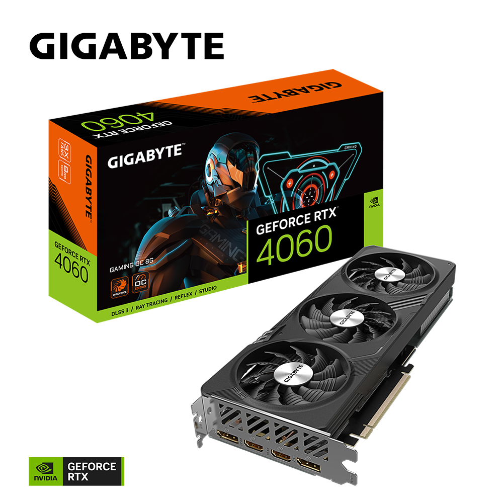 VGA GIGABYTE GeForce RTX­­™ 4060 GAMING OC 8G