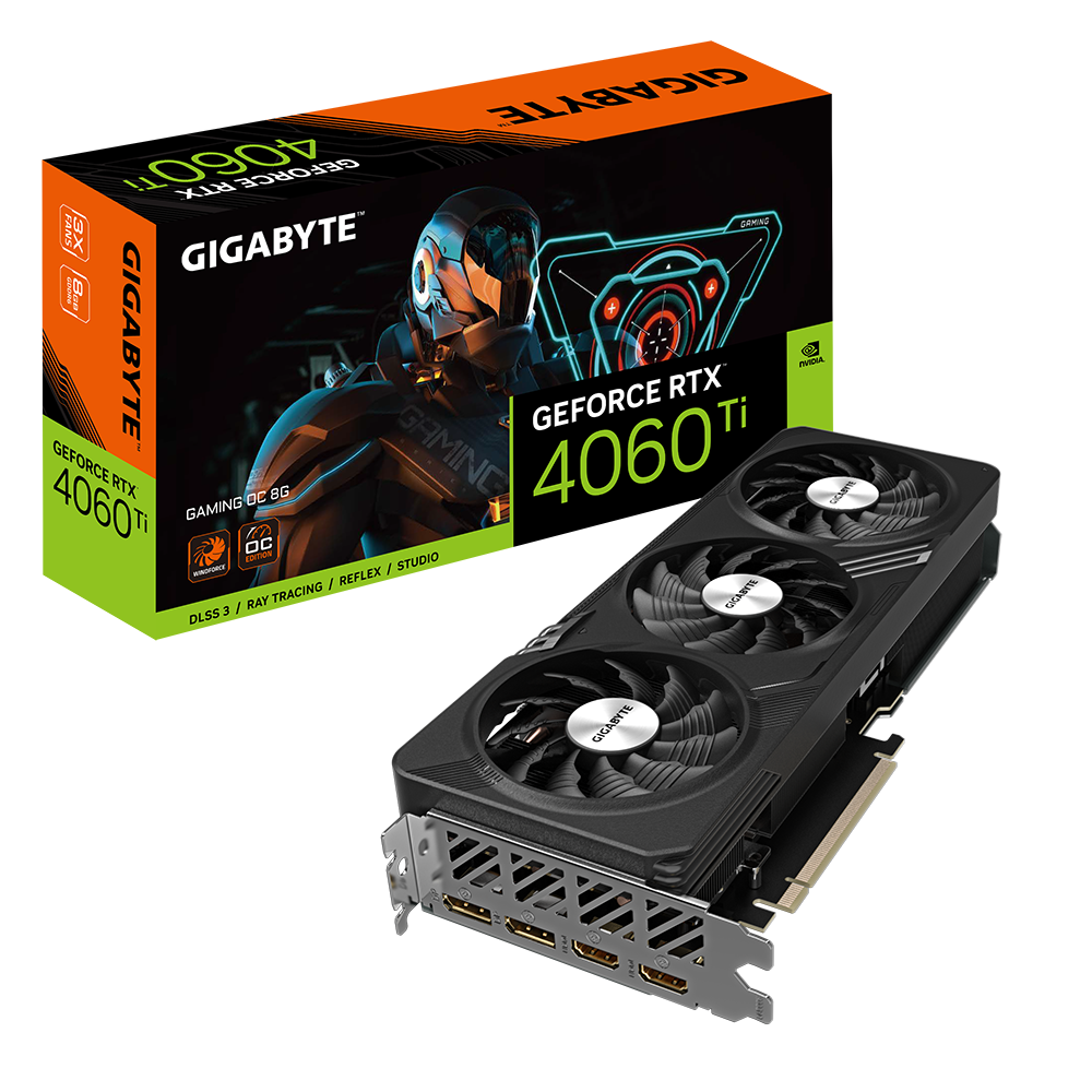 VGA GIGABYTE GeForce RTX™ 4060 Ti GAMING OC 8G