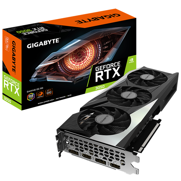 VGA GIGABYTE GeForce RTX™ 3050 Gaming OC 8G