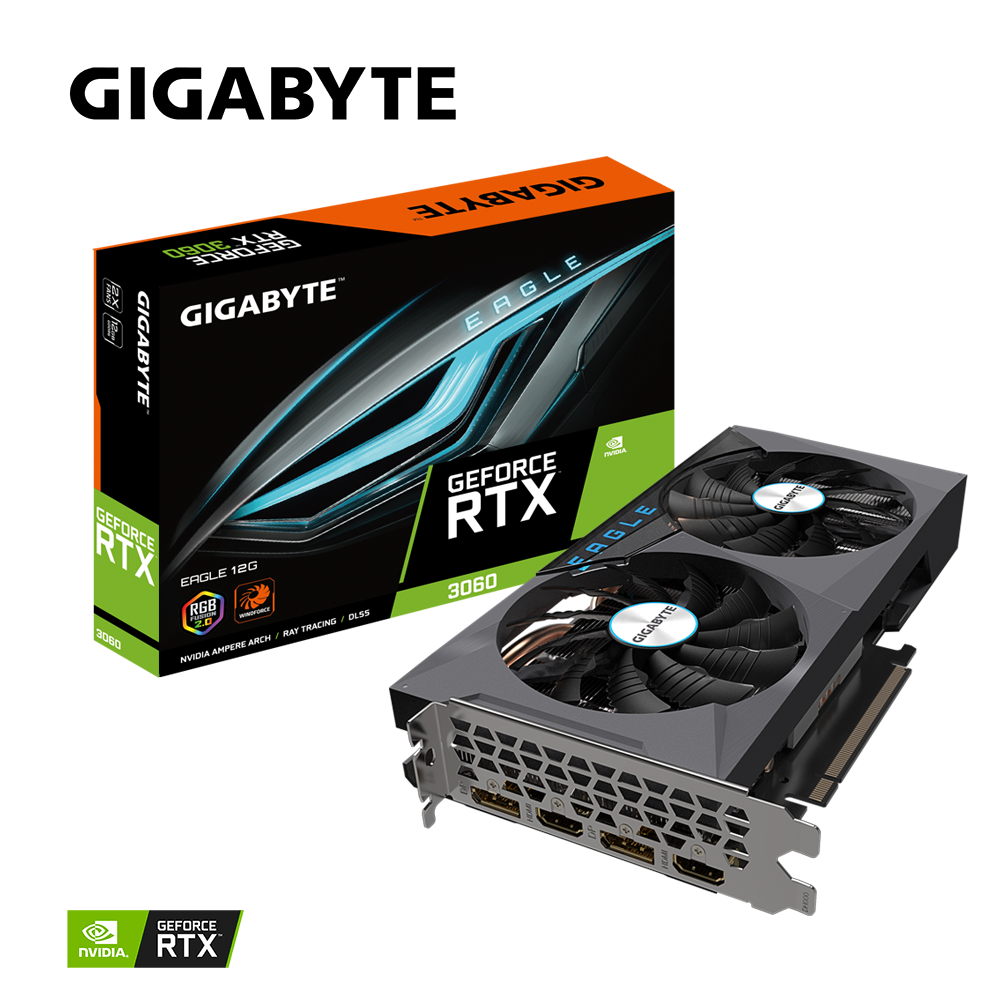 VGA GIGABYTE GeForce RTX 3060 EAGLE 12G