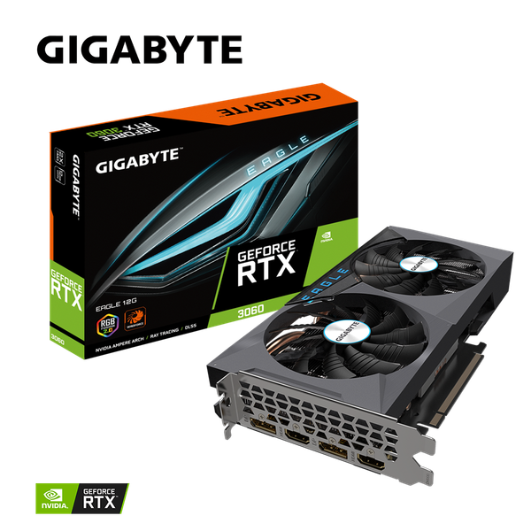 VGA GIGABYTE GeForce RTX 3060 EAGLE 12G