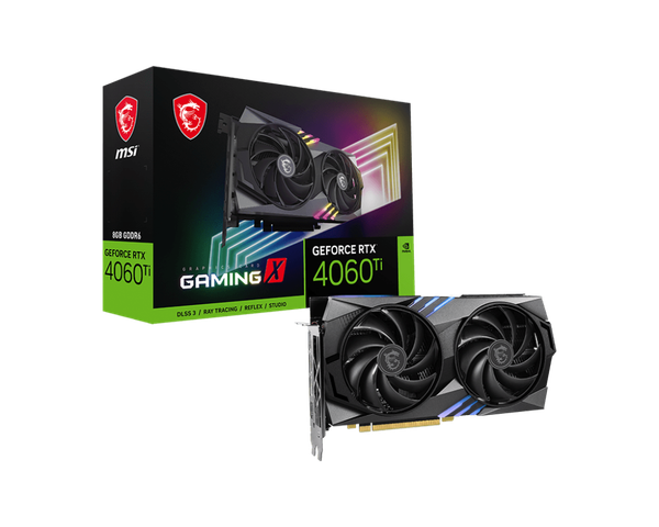 VGA MSI GeForce RTX™ 4060 Ti GAMING X 8G