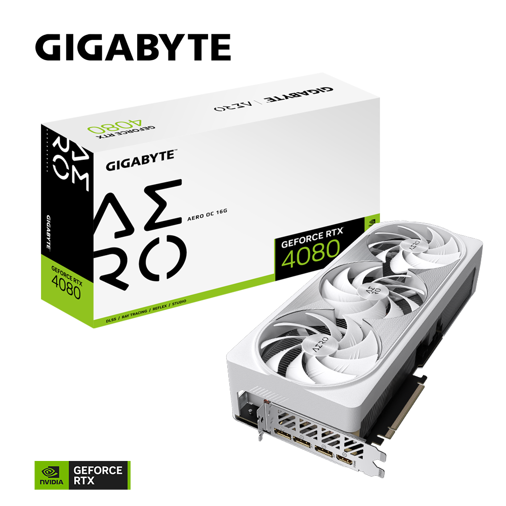 VGA GIGABYTE GeForce RTX™ 4080 16GB AERO OC