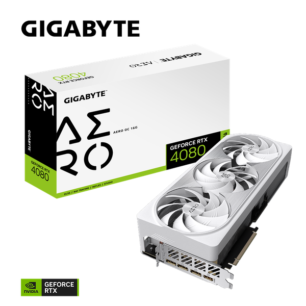 VGA GIGABYTE GeForce RTX™ 4080 16GB AERO OC