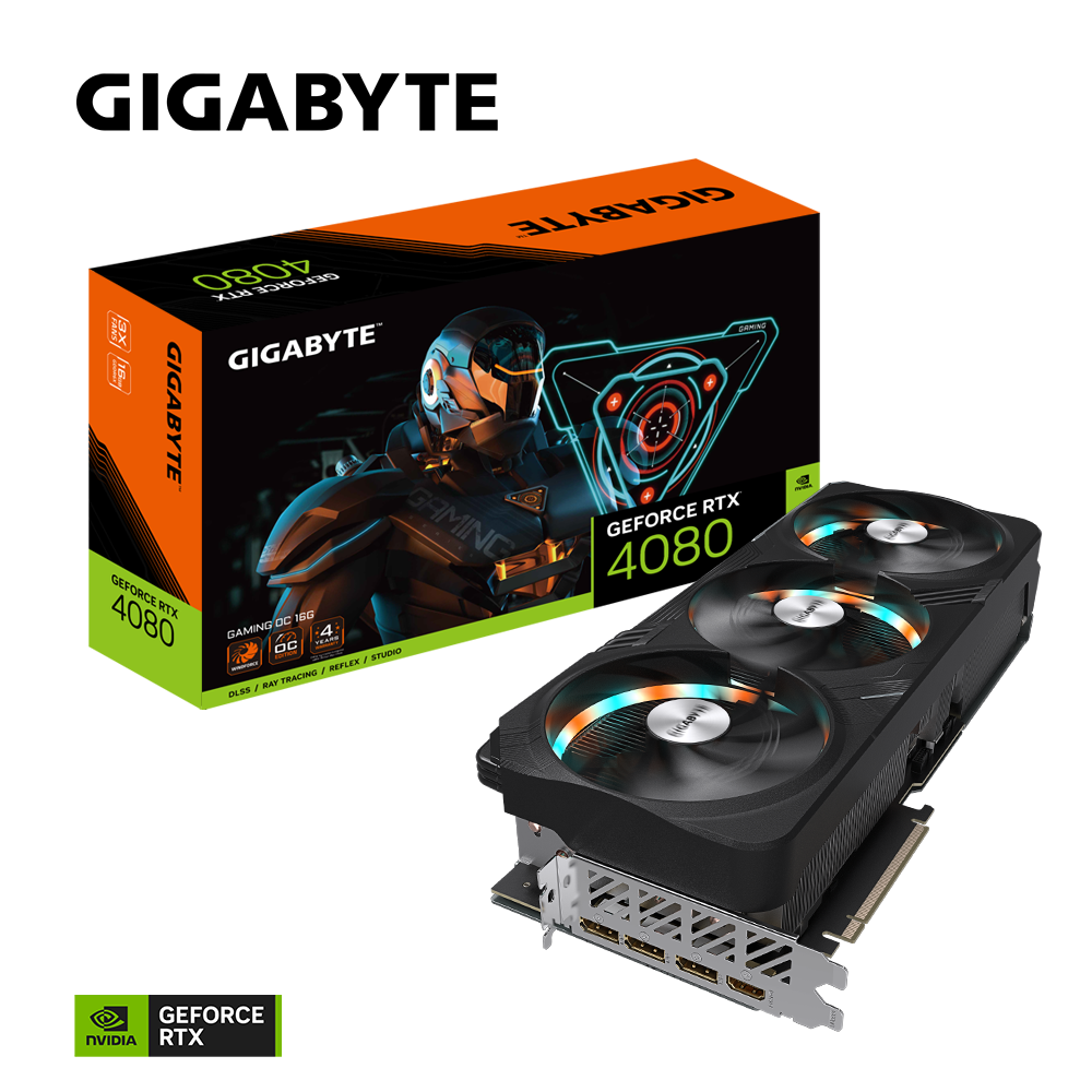 VGA GIGABYTE GeForce RTX™ 4080 16GB GAMING OC