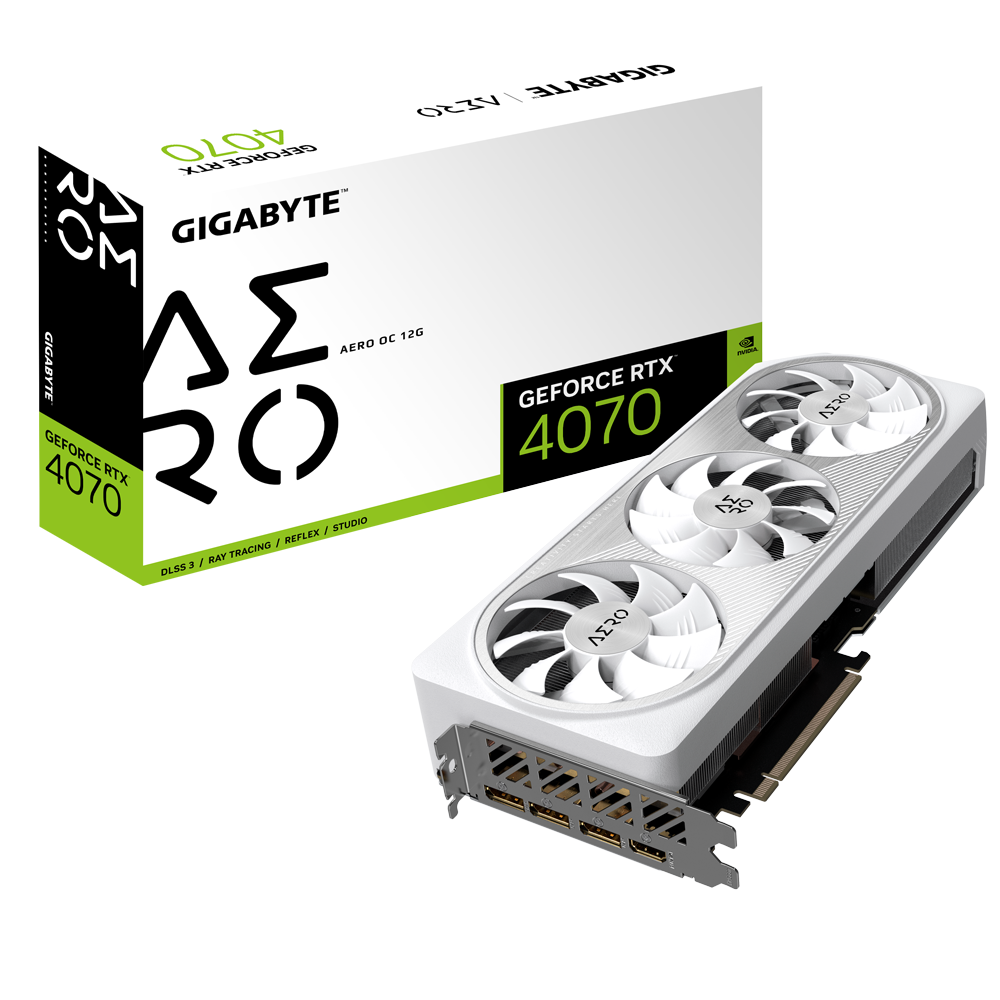 VGA GIGABYTE GeForce RTX™ 4070 AERO OC 12G