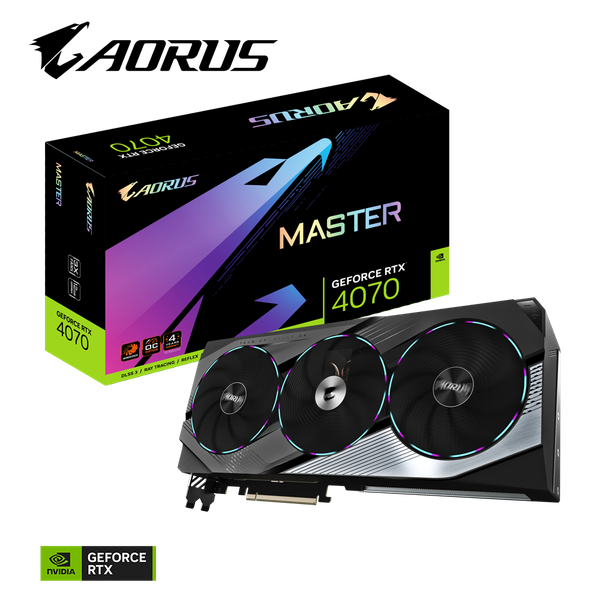 VGA GIGABYTE AORUS GeForce RTX™ 4070 Master 12G