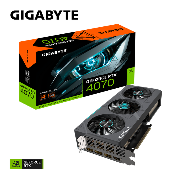 VGA GIGABYTE GeForce RTX™ 4070 EAGLE OC 12G