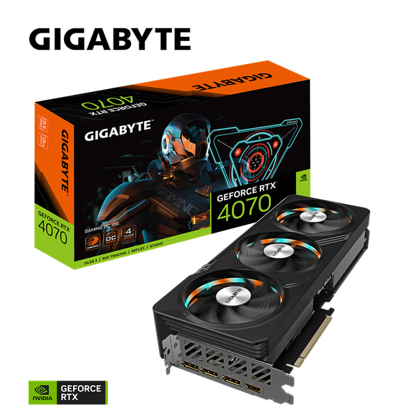 VGA GIGABYTE GeForce RTX™ 4070 GAMING OC 12G