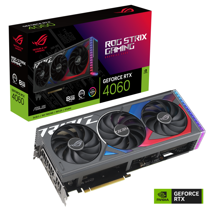 VGA ASUS ROG Strix GeForce RTX™ 4060 OC Edition 8GB GDDR6