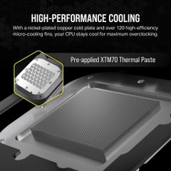 Block CPU Corsair iCUE XC7 RGB ELITE LCD CPU Water Block - White