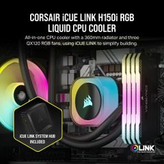 Tản nhiệt nước AIO Corsair iCUE LINK H150i RGB