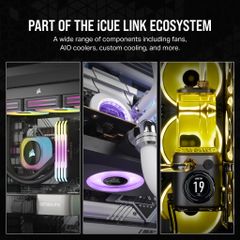 Fan Corsair iCUE LINK QX120 RGB 120mm PWM Starter Kit with iCUE LINK System Hub