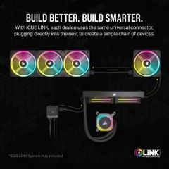 Fan Corsair iCUE LINK QX120 RGB 120mm PWM Starter Kit with iCUE LINK System Hub