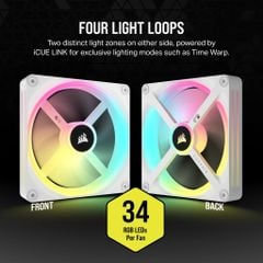 Fan Corsair iCUE LINK QX140 RGB 140mm PWM Starter Kit with iCUE LINK System Hub