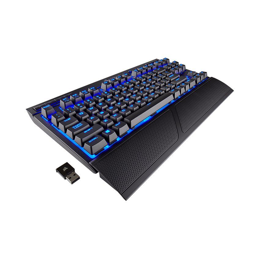 Bàn phím Corsair K63 Wireless Mechanical Gaming Keyboard — Blue LED — CHERRY® MX Red